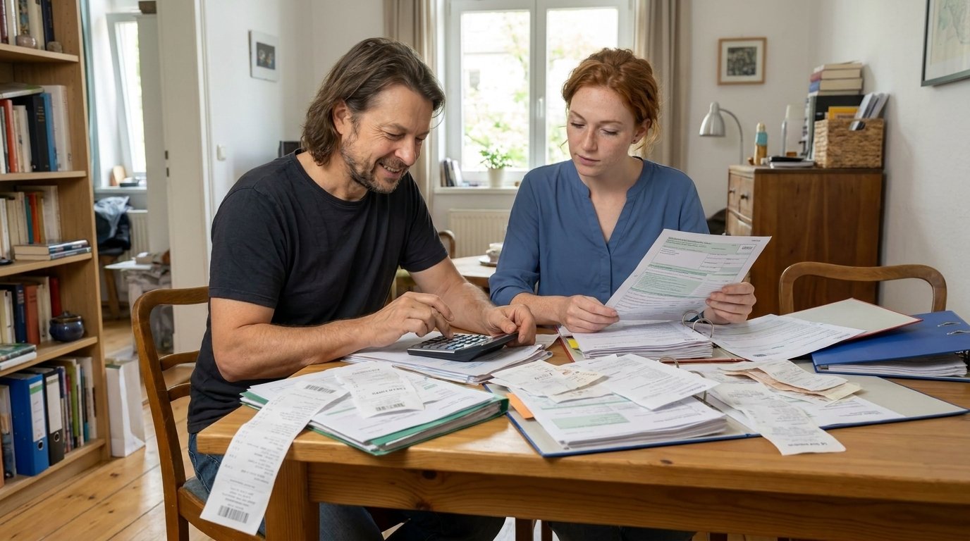 Stapel von Wertpapierunterlagen und Formularen als Sinnbild für Anleihen und ihre Bedingungen
