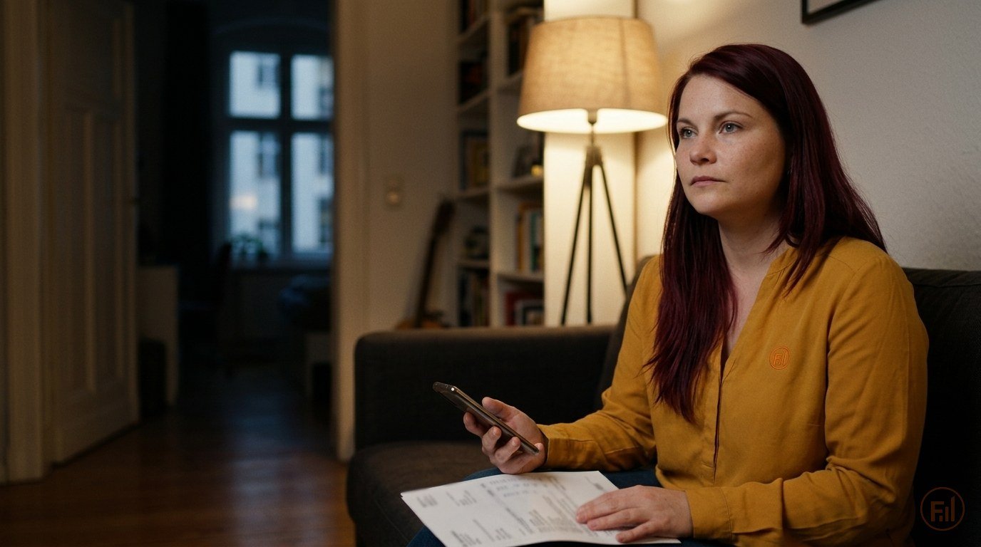 KI-generiert: Szene zum Thema „Kontoauszug prüfen: So erkennst du Fehlbuchungen“, finanzpost.de