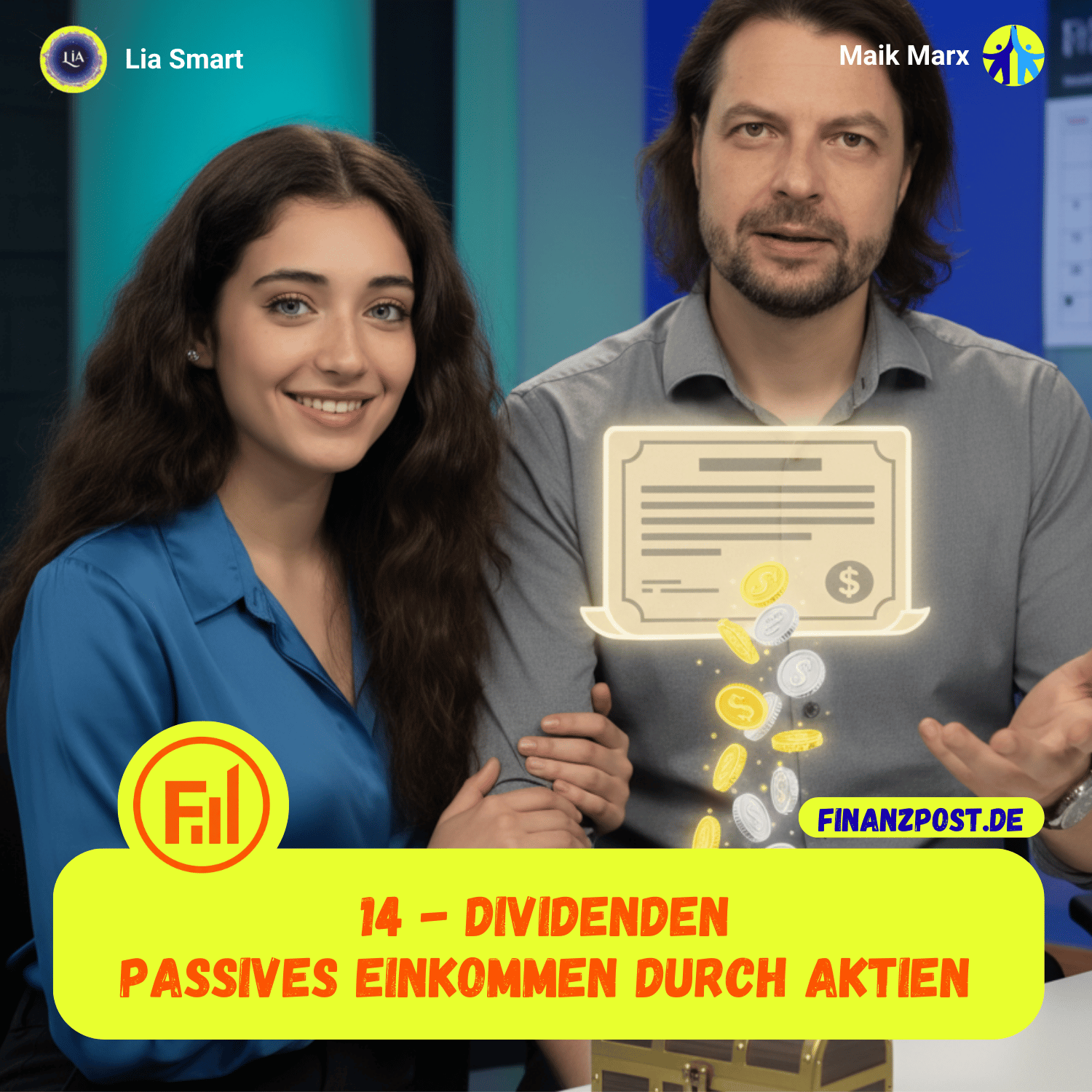 Cover Folge 14: Dividenden - Passives Einkommen durch Aktien