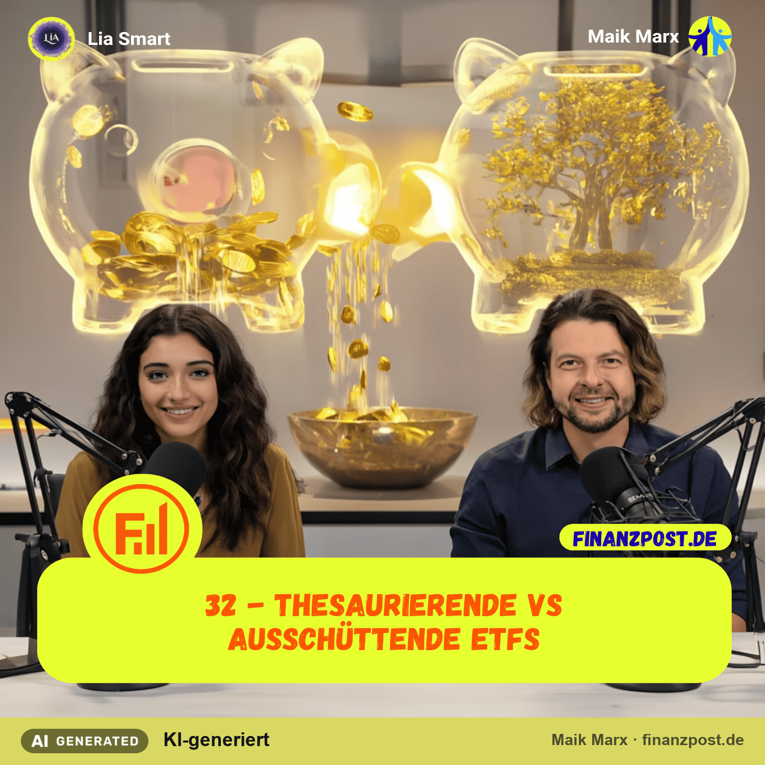 Cover Folge 32: Thesaurierende vs. ausschüttende ETFs – Was ist besser?
