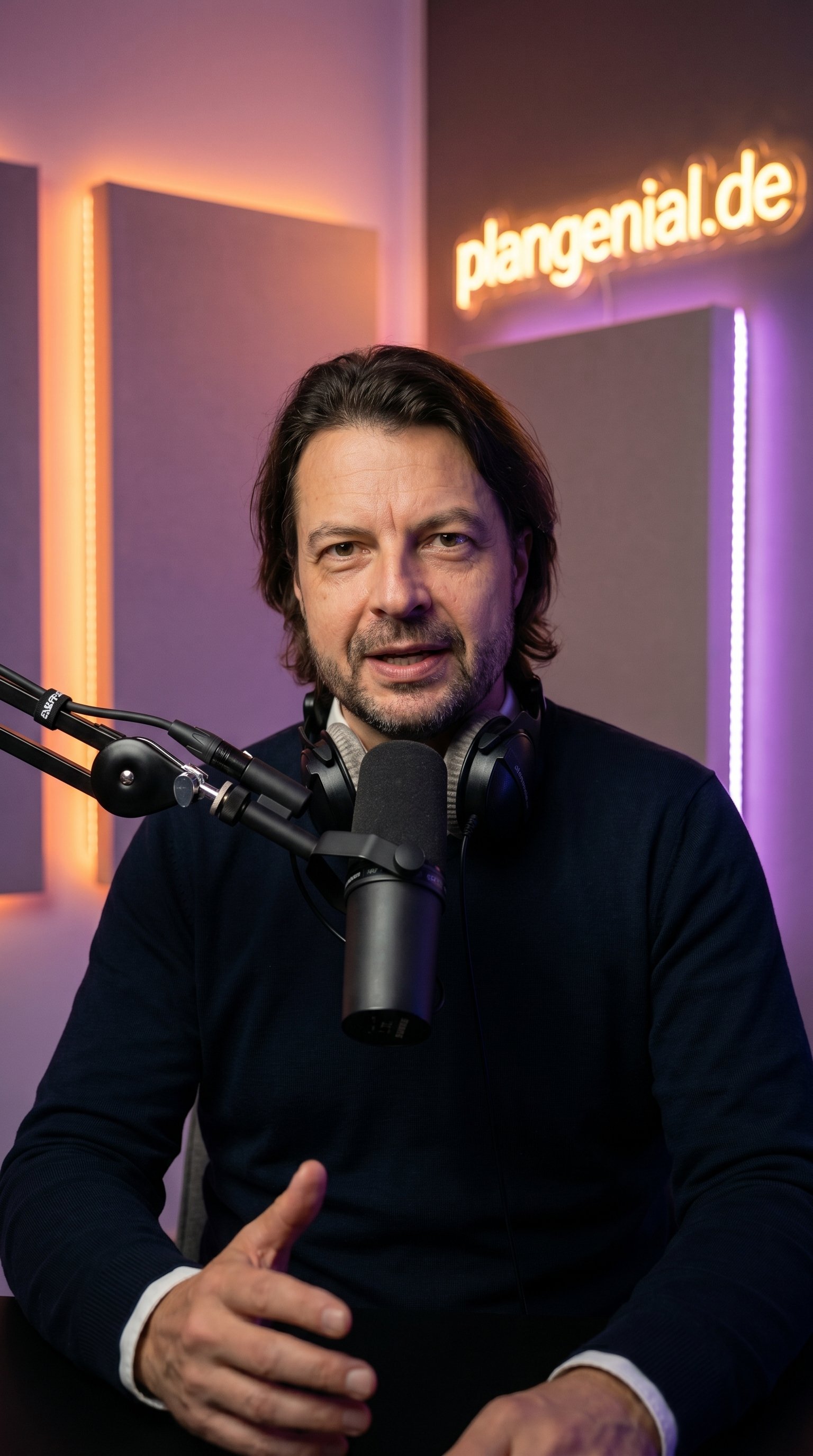 Maik Marx im Finanzpost-Podcast-Studio in Berlin